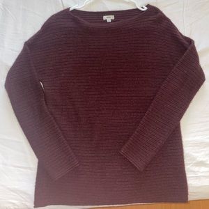 Vince 100% Cashmere Horizontal Ribbed Sweater